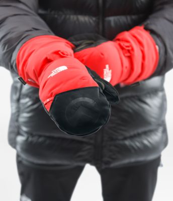 north face summit belay mitts