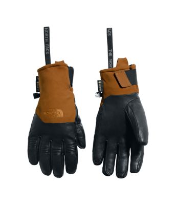the north face leather gloves