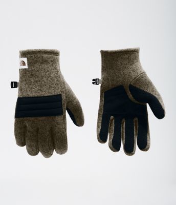 north face fleece gloves mens