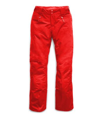 north face red ski pants