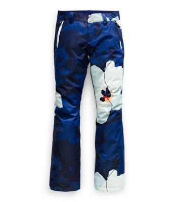 north face blue ski pants