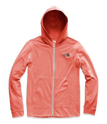 north face tri blend full zip hoodie