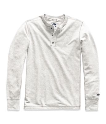 the north face men's tnf terry ls henley