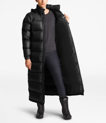 the north face women's nuptse duster