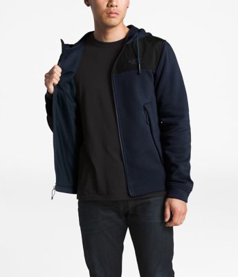 north face men's alphabet city fleece hoodie