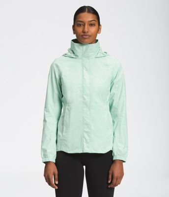 north face women's packable rain jacket