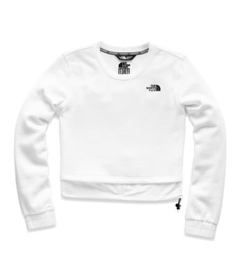 north face white sweater