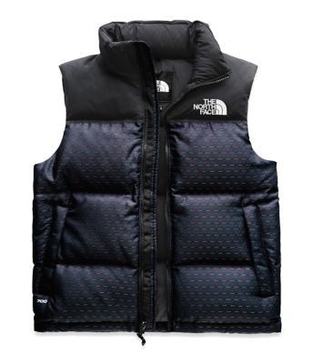 men's 1996 engineered jacquard nuptse vest