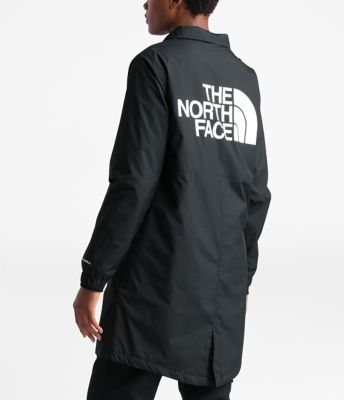 womens north face long coaches jacket