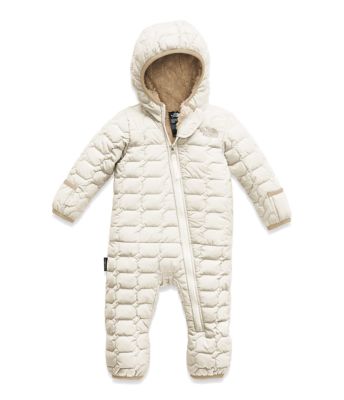 north face infant snow suit