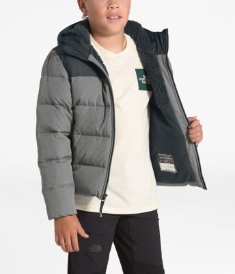 the north face kids moondoggy 2.0 down hoodie
