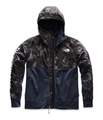 the north face train n logo full zip hooded jacket