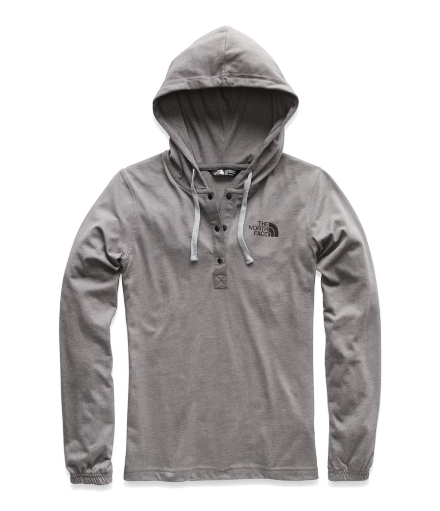 WOMEN’S HEAVYWEIGHT COTTON ¼ SNAP HOODIE | The North Face