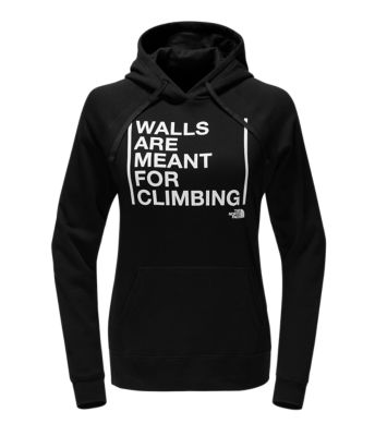 north face walls are meant for climbing hoodie