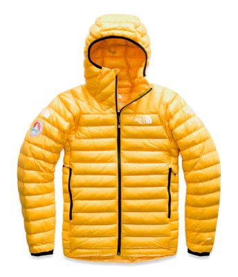 north face yellow down jacket