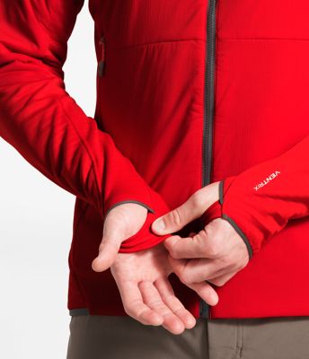 m ventrix light fleece hybrid hoodie