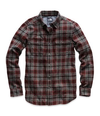 north face red flannel