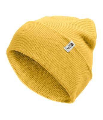 orange north face beanie