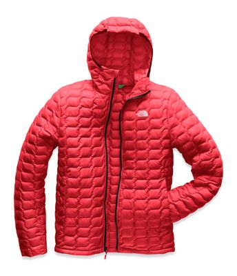 red north face thermoball jacket