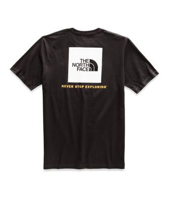 the north face box logo tee