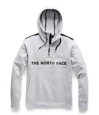 north face men's train n logo full zip hoodie