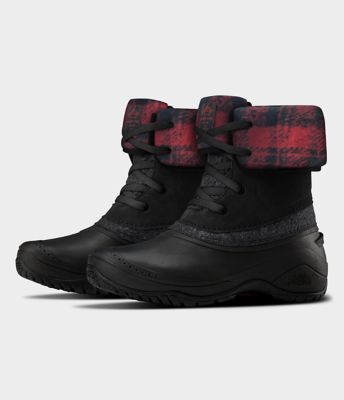 north face down booties women's