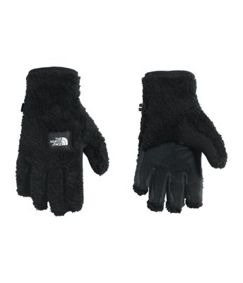 black north face gloves