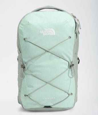baby pink north face backpack