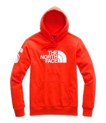 north face red hoodie