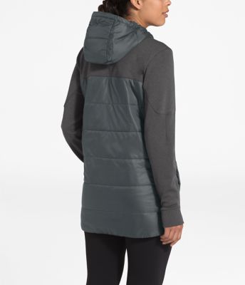 north face motivation hybrid long jacket