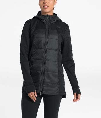 north face motivation hybrid long jacket