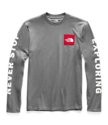 north face men's long sleeve
