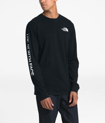 black north face long sleeve top