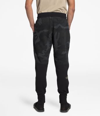 north face camo joggers