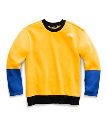 north face yellow long sleeve