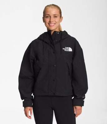 north face black jacket with hood