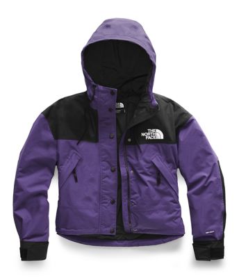 purple womens north face jacket