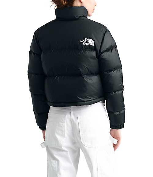 Women's Nuptse Crop Jacket | Free Shipping | The North Face