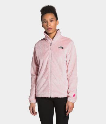 north face women's pink ribbon osito jacket
