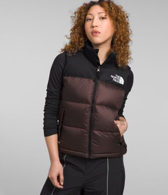 The North Face PARALTA PUFFER - Down jacket - coal brown/brown