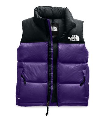 north face purple vest