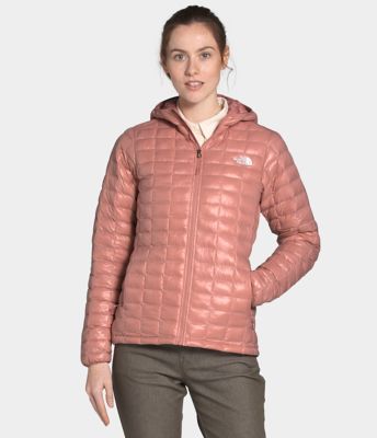 north face women's thermoball hoodie black