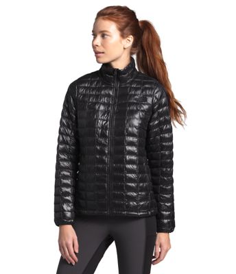 north face black thermoball jacket