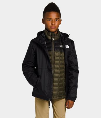 north face rain jacket junior