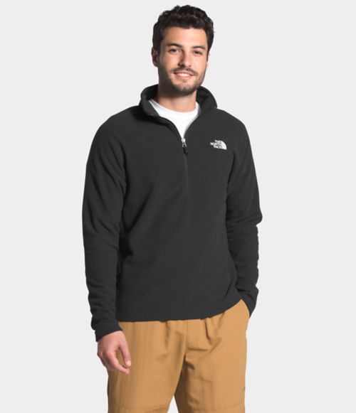 Men's Textured Cap Rock 1/4 Zip Fleece | The North Face