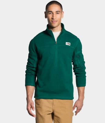 north face men's gordon lyons quarter zip fleece pullover