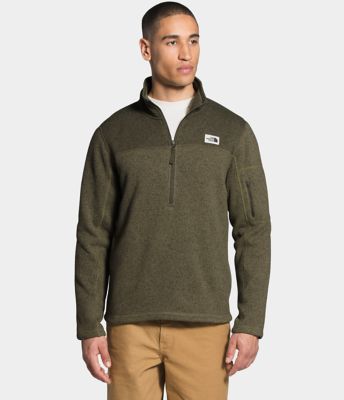 north face zip pullover