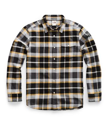 the north face men's flannel shirts 