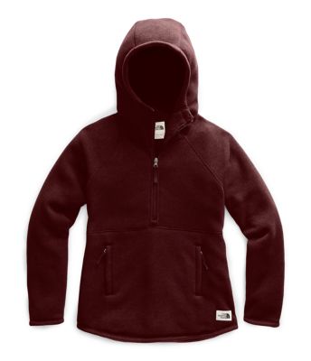 north face crescent hooded pullover