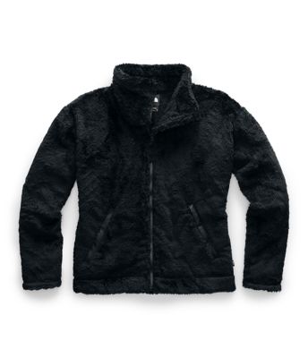 the north face furry fleece full zip jacket